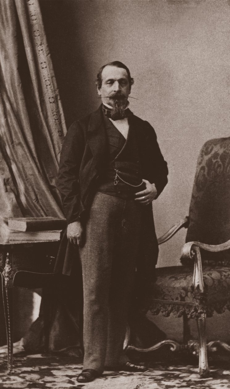 Císař Napoleon III, kolem roku 1860 od Andre Adolphe Eugene Disderi