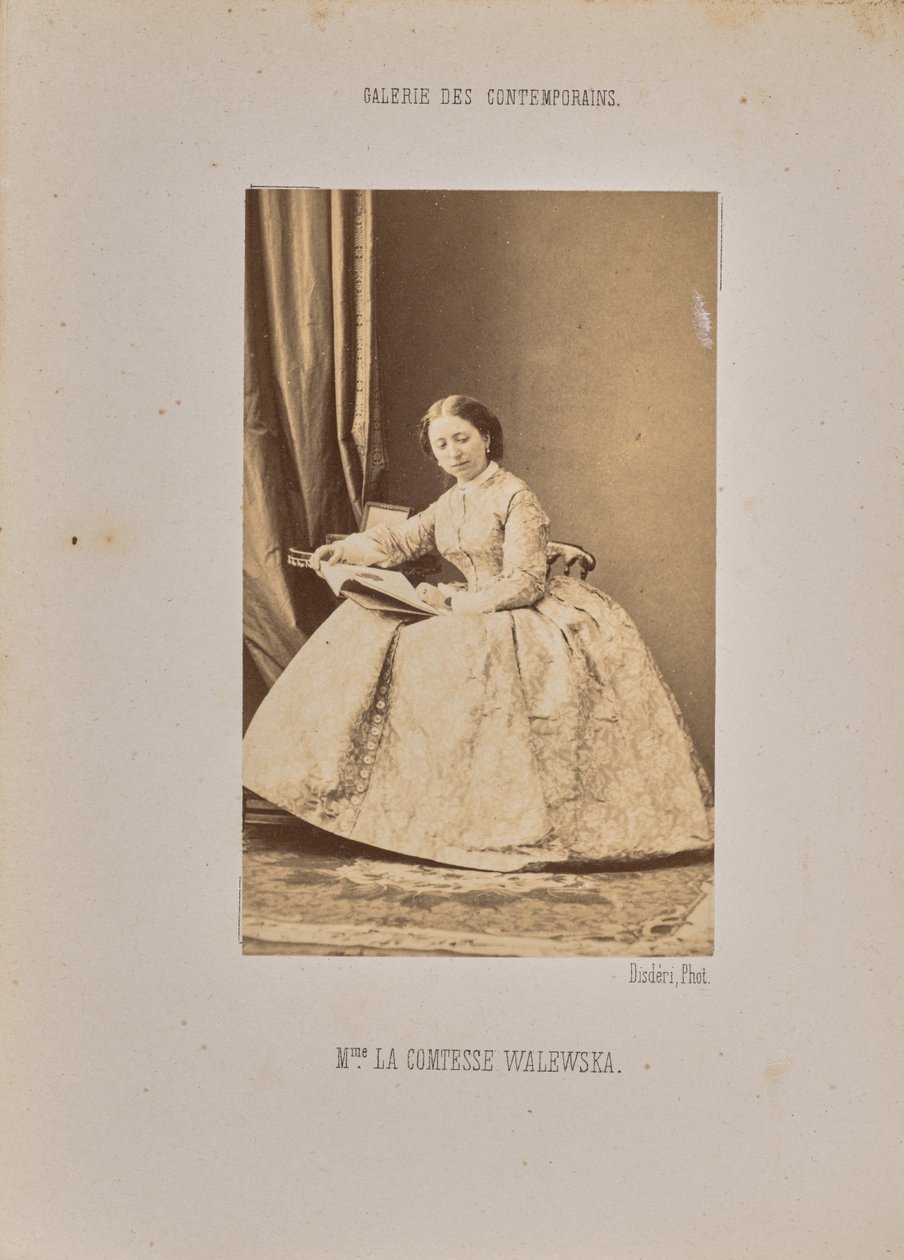 Hraběnka Walewská od Andre Adolphe Eugene Disderi