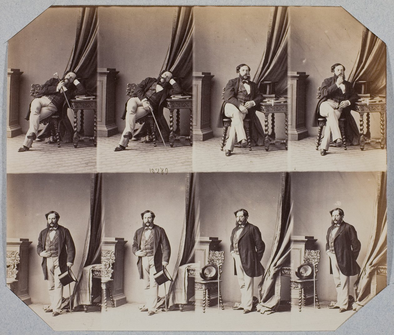 Napoléon Coste od Andre Adolphe Eugene Disderi
