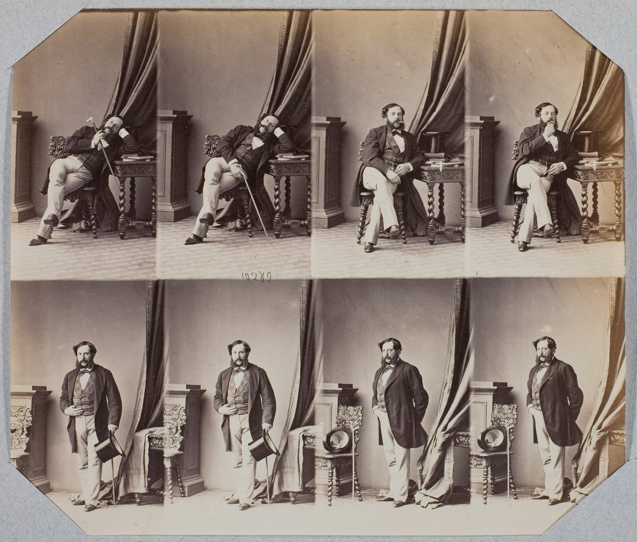 Napoleon Coste, 1859. od Andre Adolphe Eugene Disderi