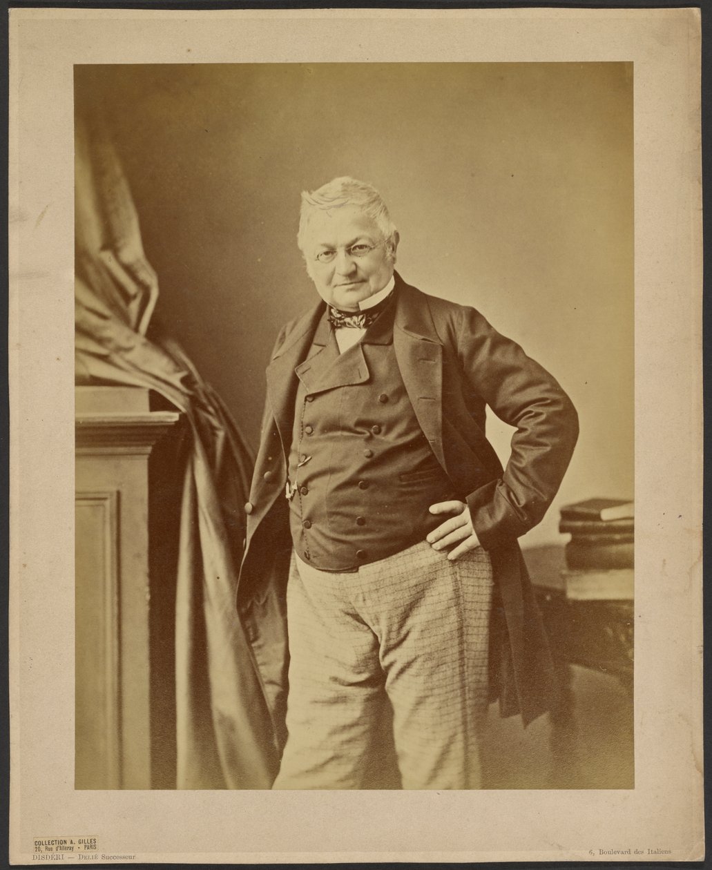 Portrét Adolphe Thiers 1797-1877, cca 1860. od Andre Adolphe Eugene Disderi