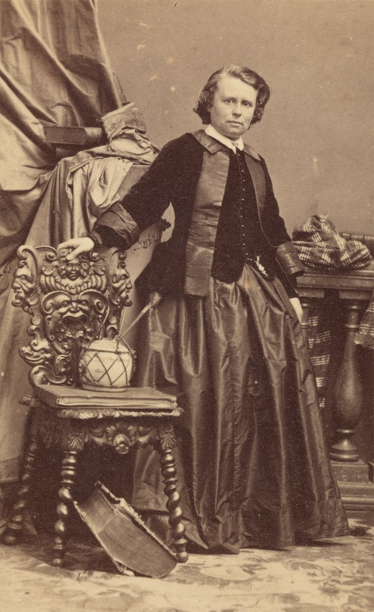 Portrét Rosy Bonheur 1822-1899, počátek 60. let 19. století. od Andre Adolphe Eugene Disderi