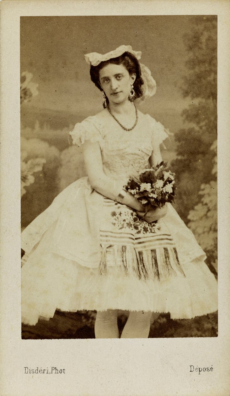 Portrét baletky Marfy Muravyeva 1838-1879, 1863. od Andre Adolphe Eugene Disderi