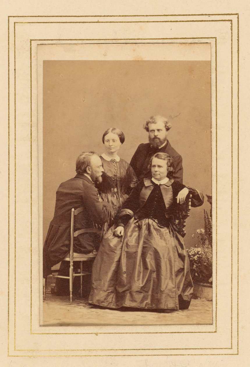 Rosa Bonheur a rodina od Andre Adolphe Eugene Disderi