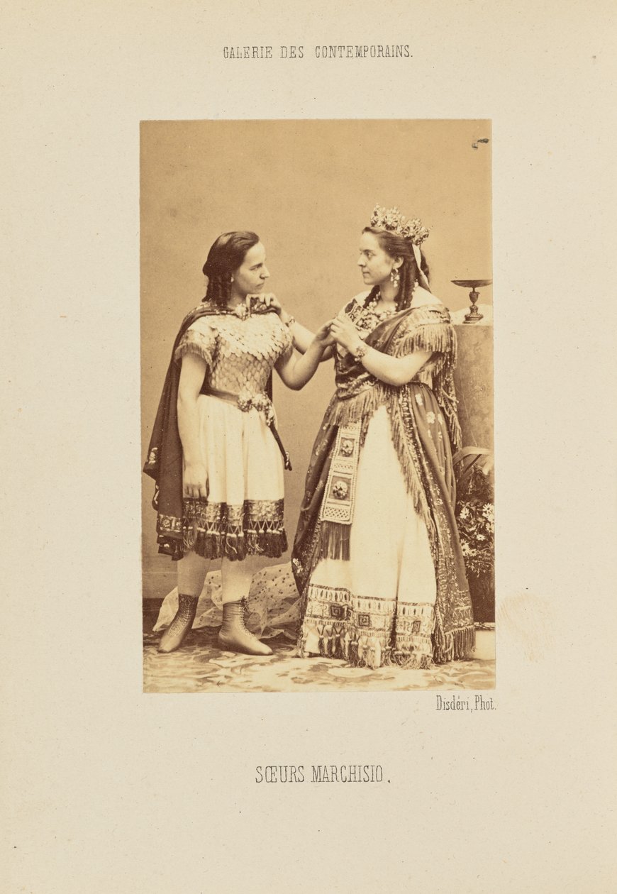 Sestry Marchisiovy od Andre Adolphe Eugene Disderi