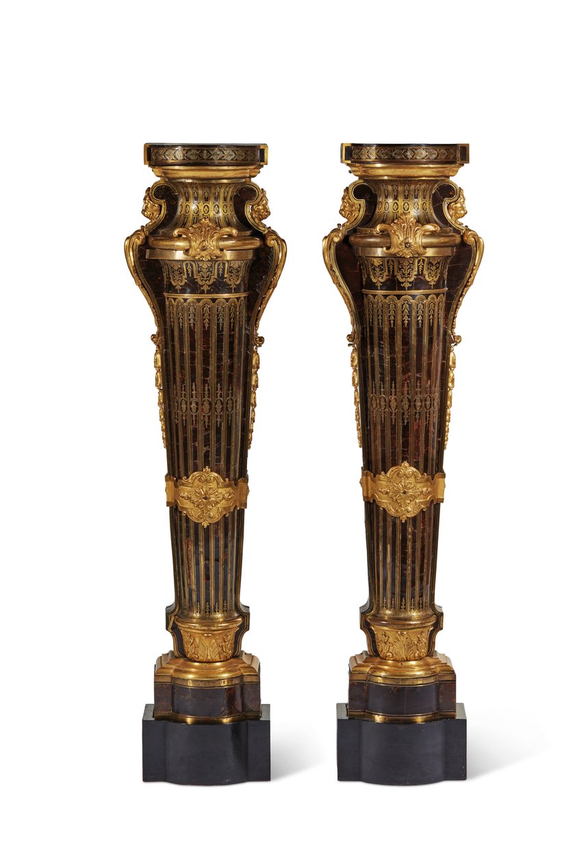Dvojice soklů Ludvíka XIV., 1700-15 od Andre Charles Boulle
