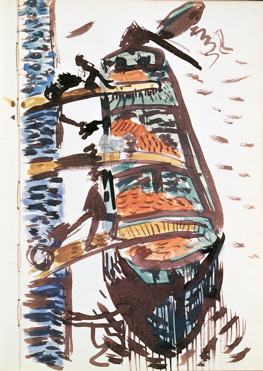 Album, strana 105 (akvarel na papíře) od Andre Derain