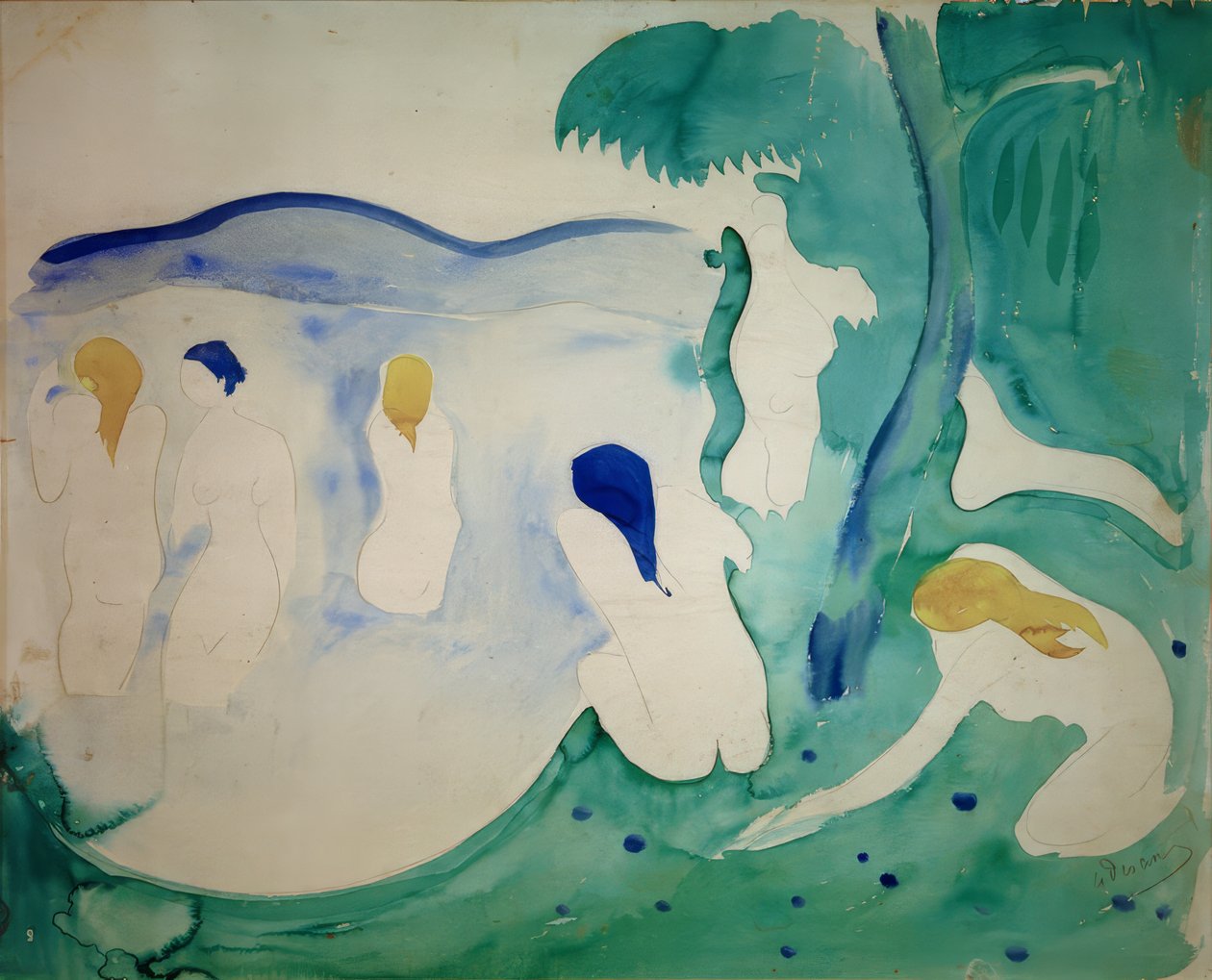 Koupající se od Andre Derain