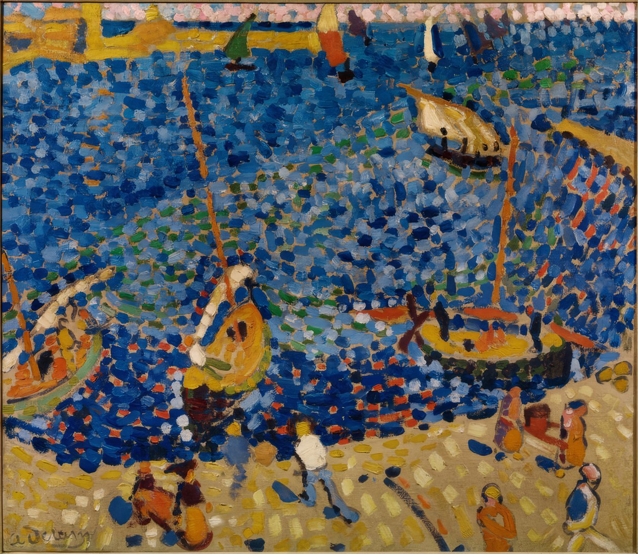 Lodě v Collioure od Andre Derain