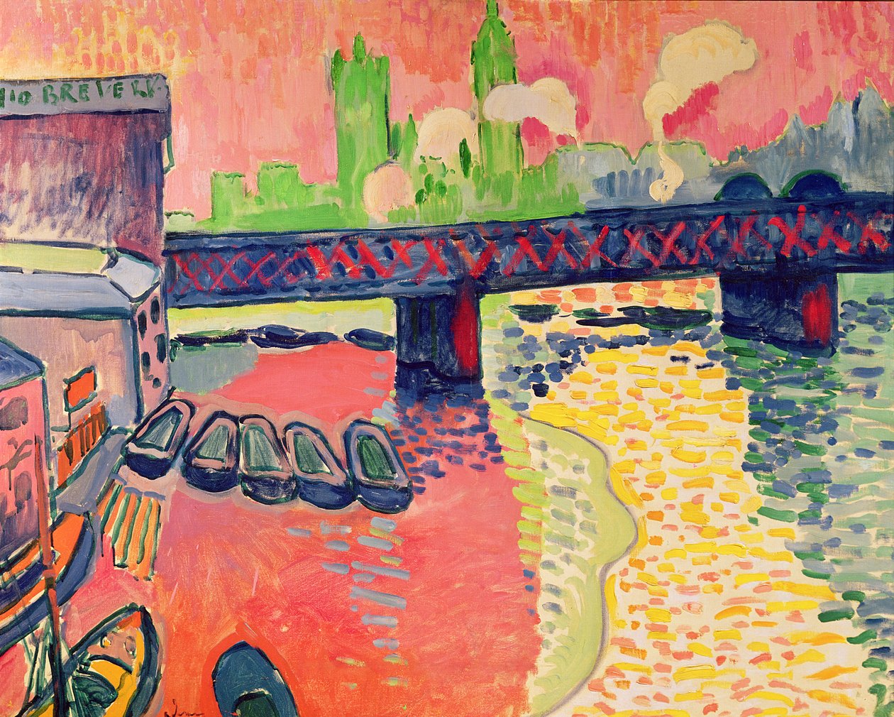 Most Charing Cross, Londýn od Andre Derain
