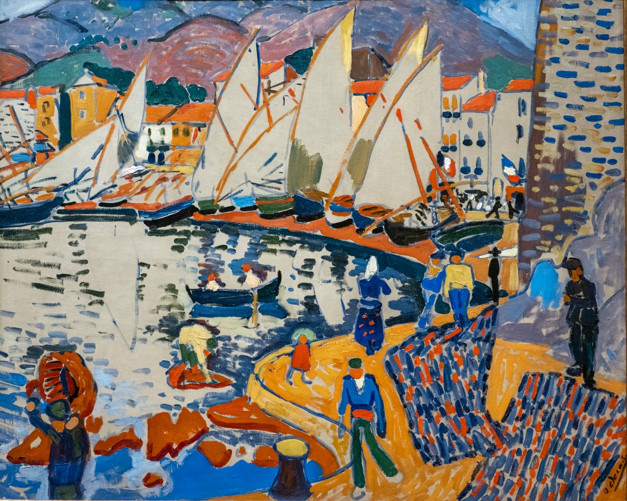 Sušení plachet od Andre Derain