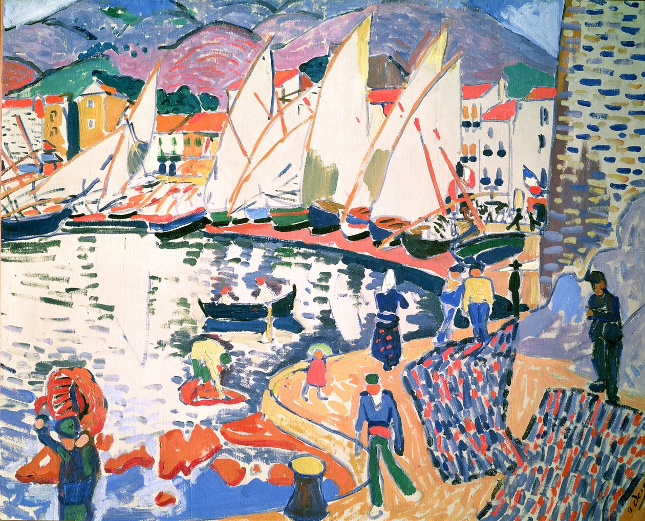 Sušení plachet od Andre Derain