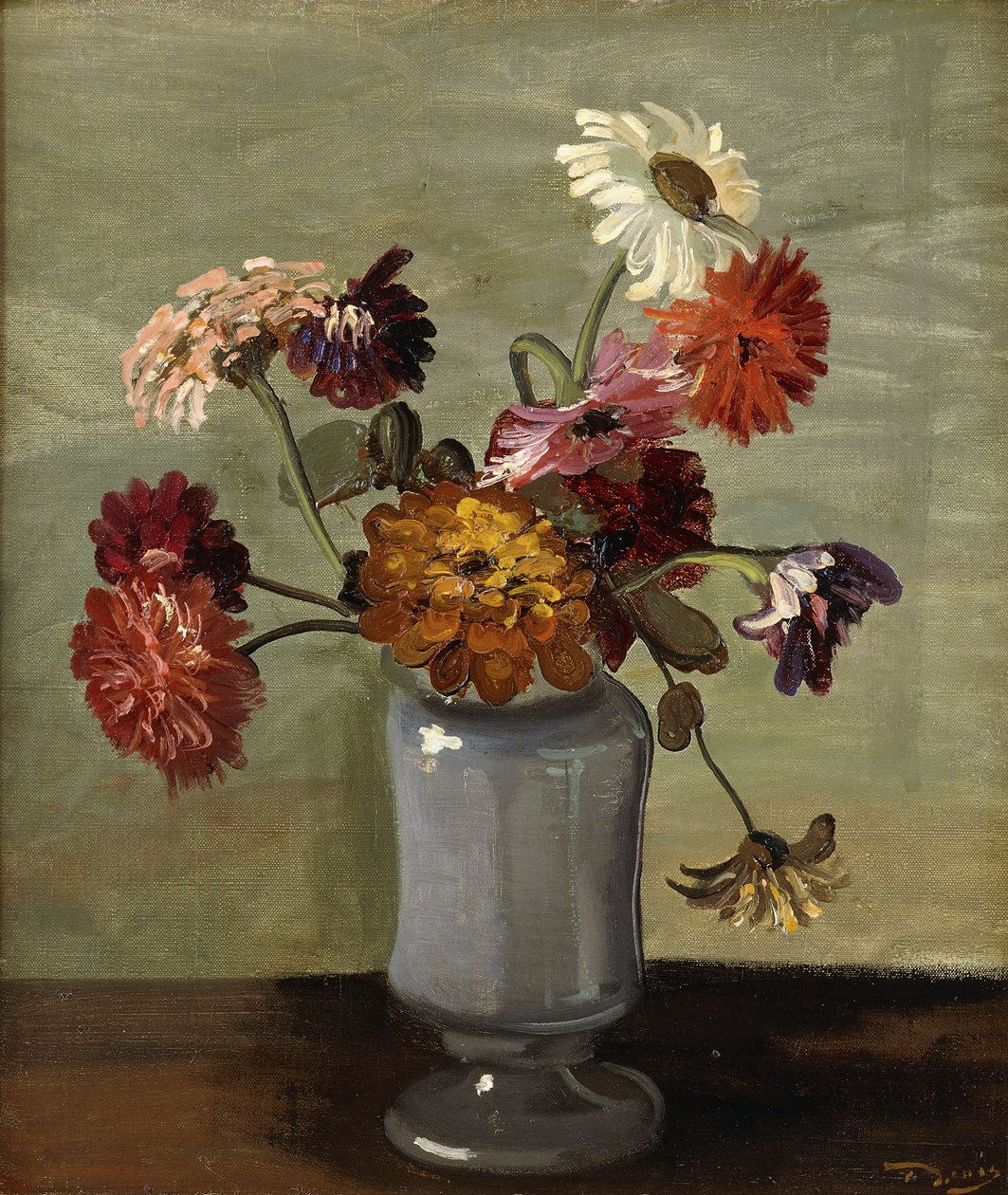 Květiny ve váze (olej na plátně) od Andre Derain