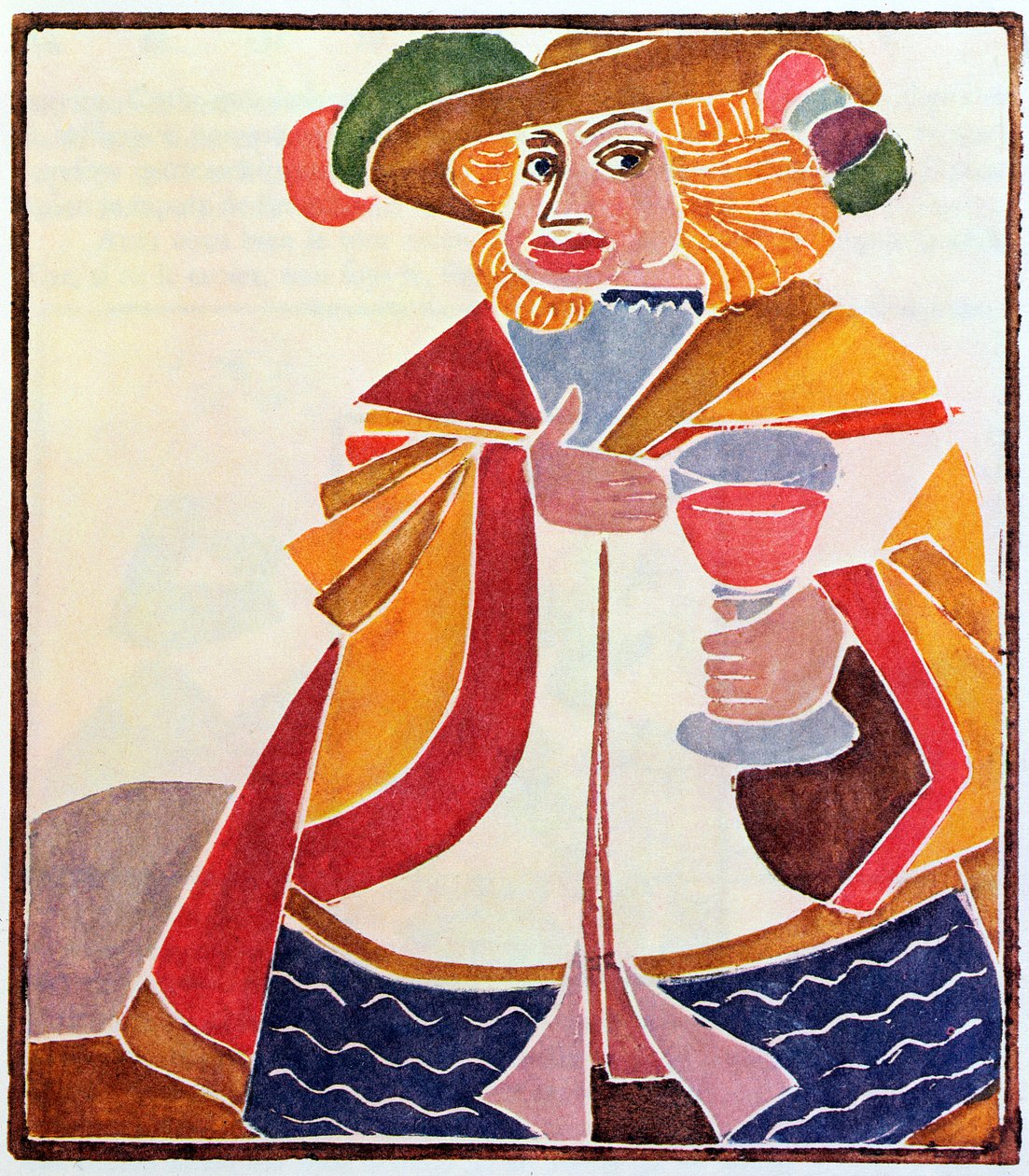 Gargantua, ilustrace pro limitované vydání knihy "Gargantua" od Francoise Rabelaise (1494-1553) od Andre Derain