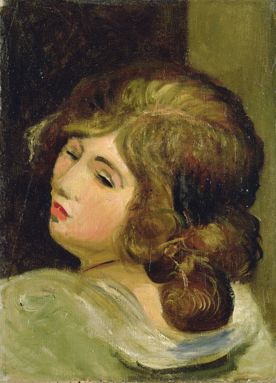 Hlava ženy (olej na plátně) od Andre Derain