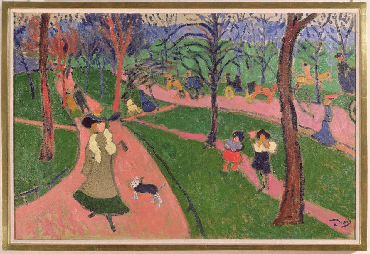 Hyde Park, asi 1906 (olej na plátně) od Andre Derain