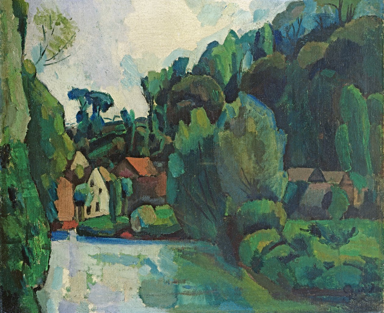 Krajina (olej na plátně) od Andre Derain