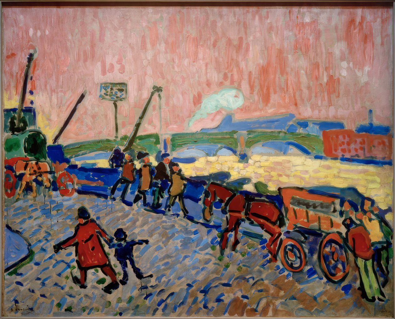 Břehy Temže (Les Quais de la Tamise) od Andre Derain