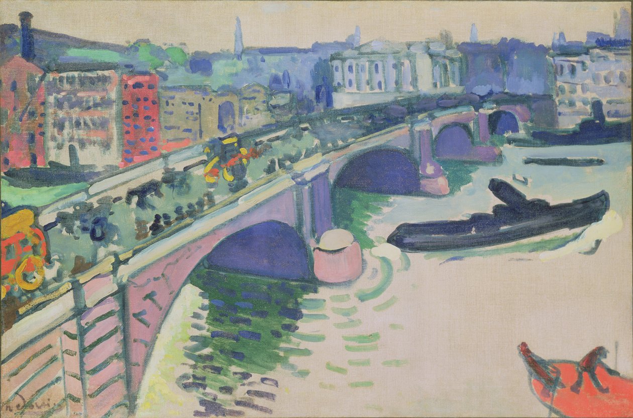 Londýnský most, asi 1906 (olej na plátně) od Andre Derain