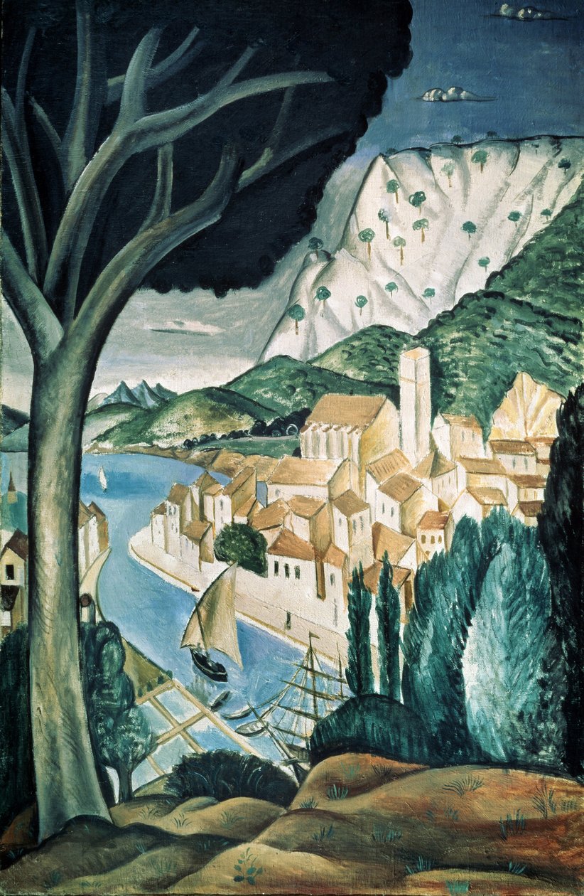 Martigues (přístav v Provence) od Andre Derain