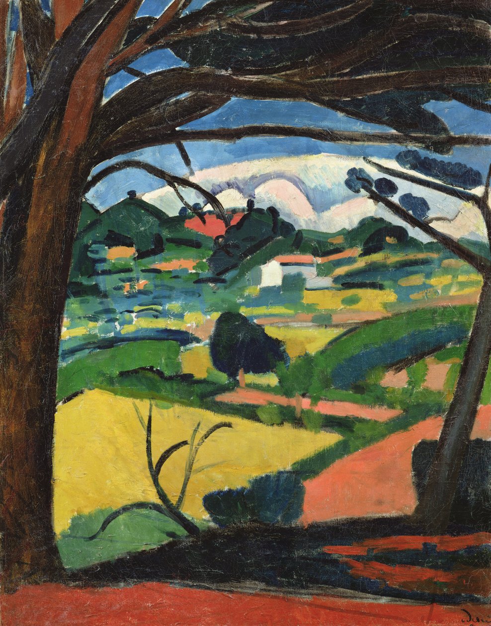 Paysage Provencal (olej na plátně) od Andre Derain