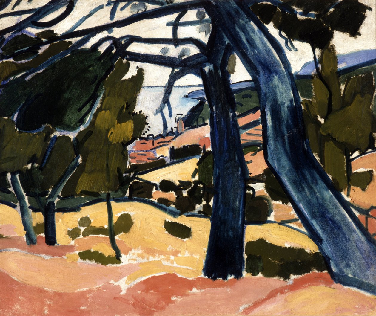 Pinede v Cassis od Andre Derain