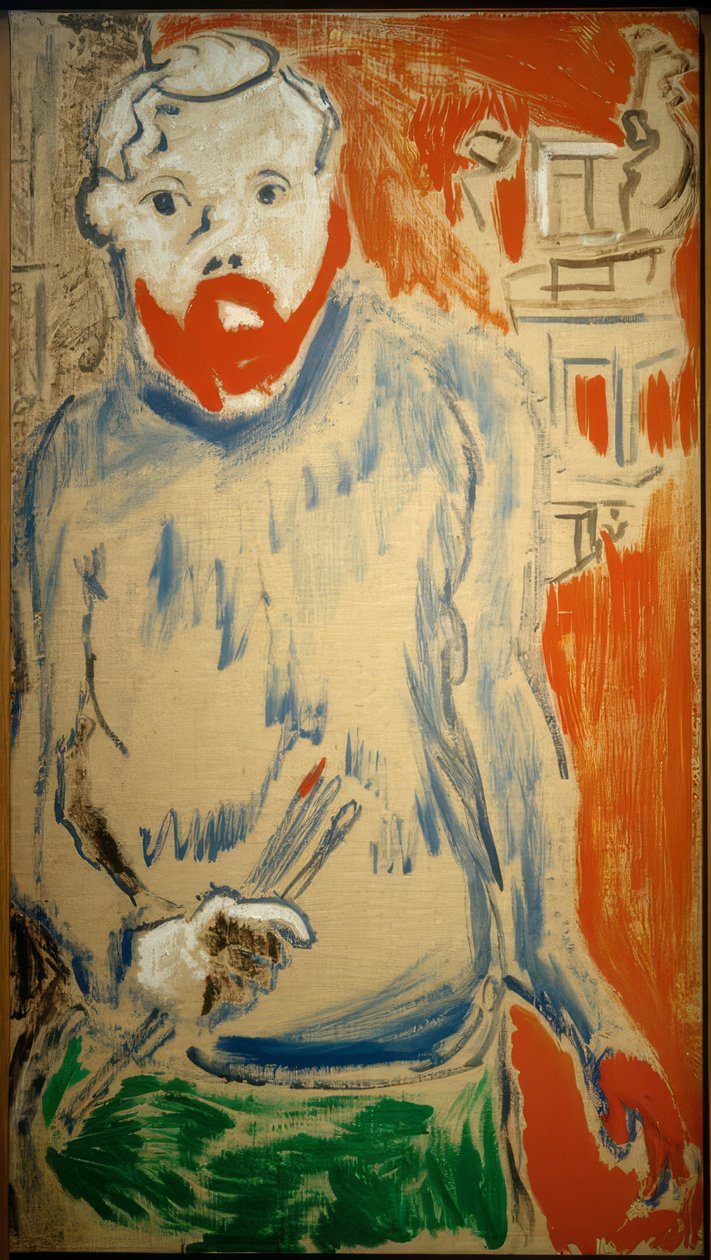 Portrét Henriho Matisse (Matisse v ateliéru) od Andre Derain