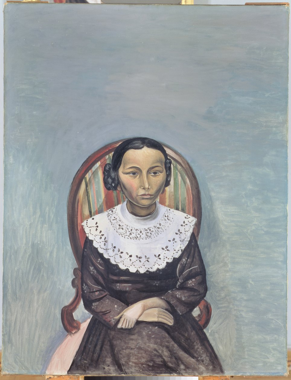 Portrét mladé dívky v černém od Andre Derain
