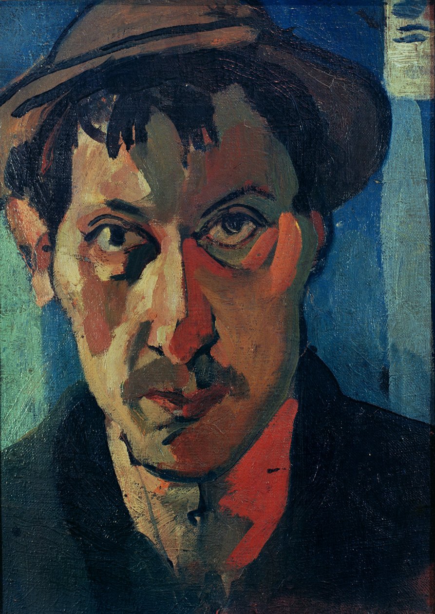 Autoportrét s plandavým kloboukem od Andre Derain