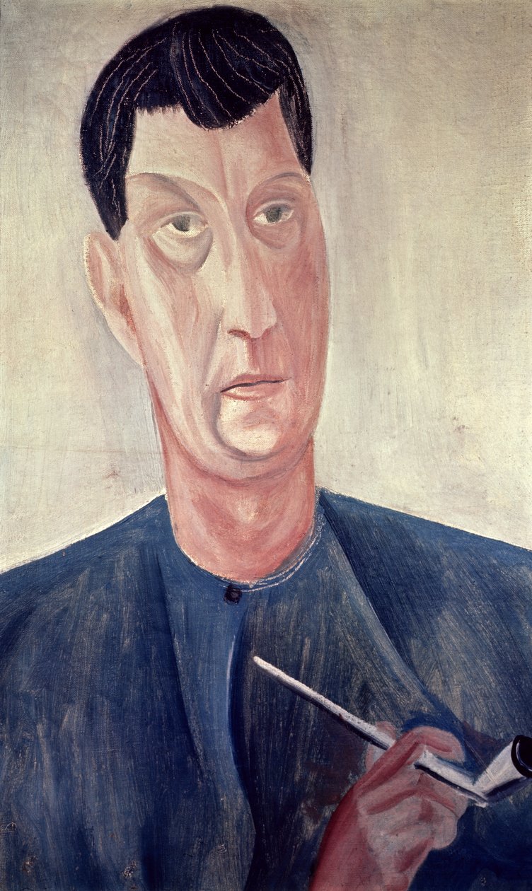 Autoportrét s dýmkou od Andre Derain