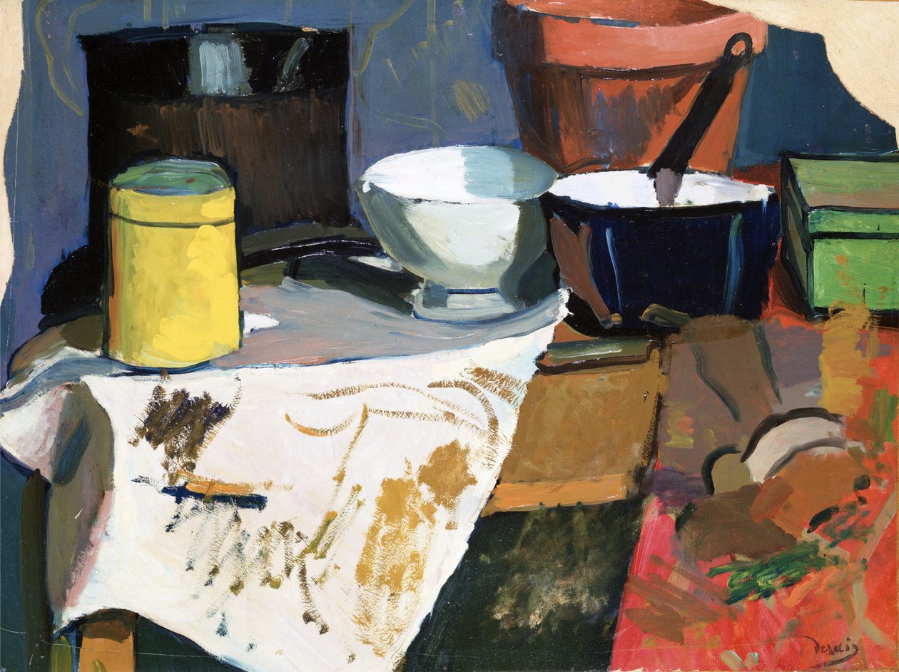 Zátiší, asi 1902 (olej na plátně) od Andre Derain
