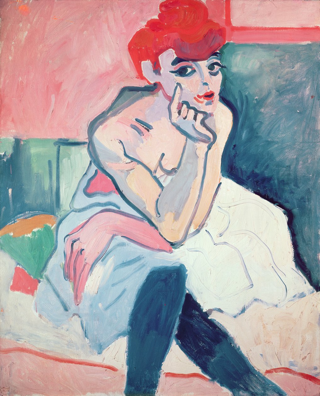 Tanečnice, asi 1910 (olej na plátně) od Andre Derain