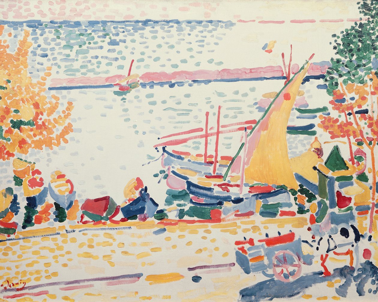 Přístav Collioure od Andre Derain