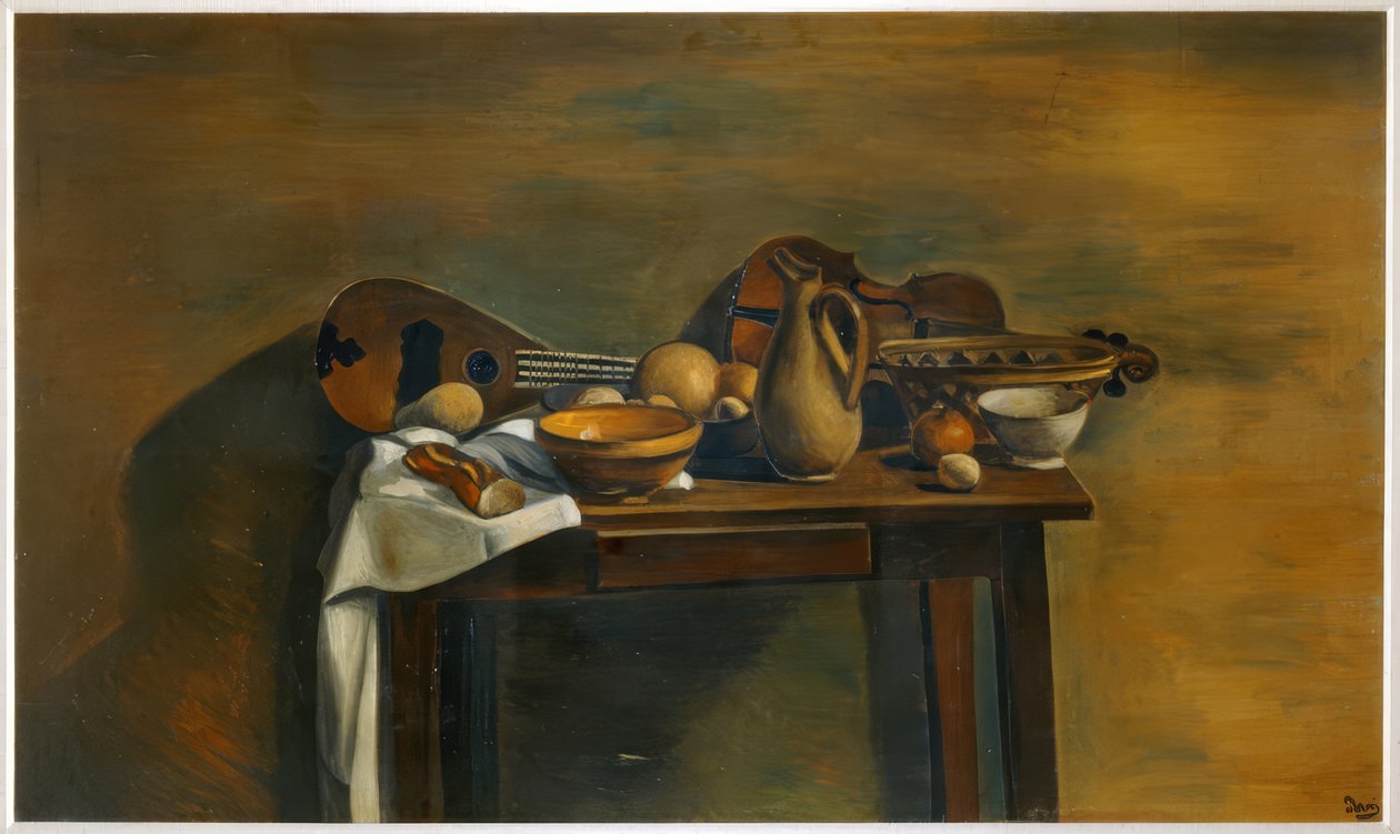 Zdobený stůl od Andre Derain
