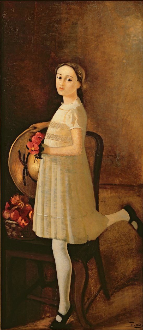 Malířova neteř, asi 1931 (olej na plátně) (viz také 287564) od Andre Derain