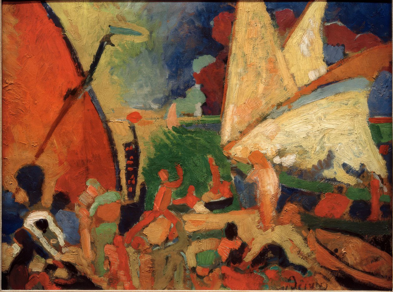 Plachetnice v Collioure od Andre Derain