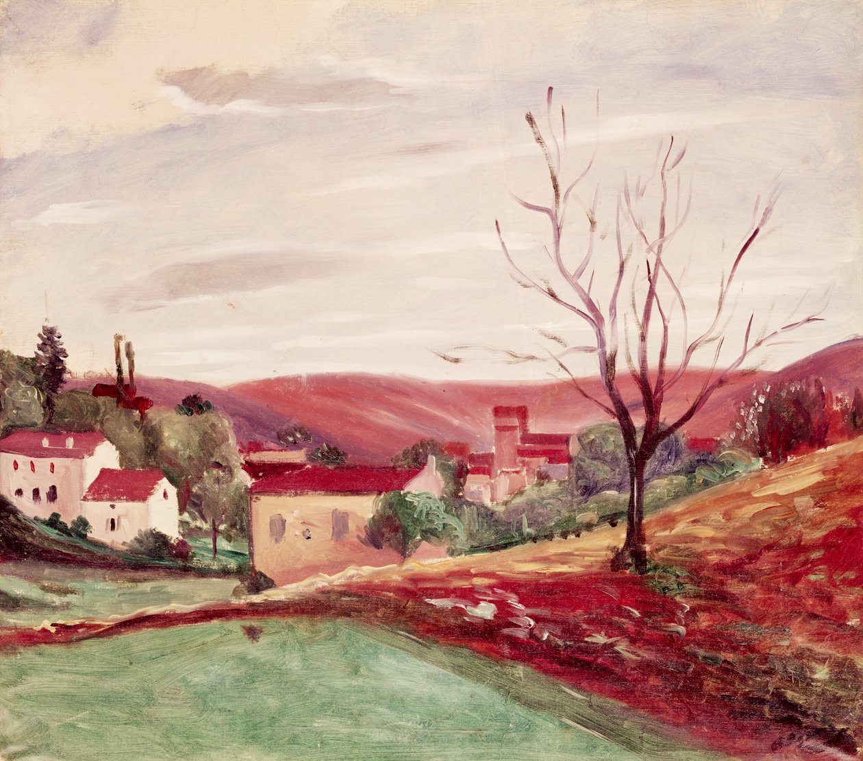 Zimní krajina od Andre Derain