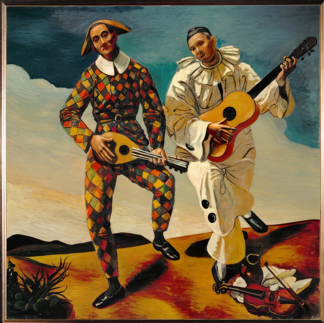 Dva klauni od Andre Derain