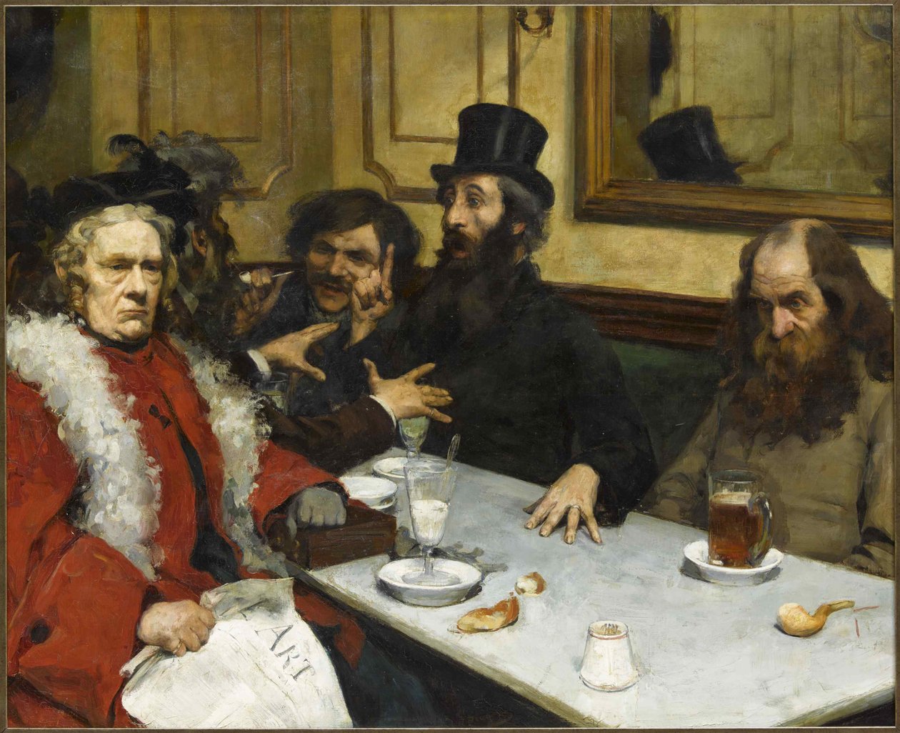 Les Incompris (Nepochopení), asi 1903-4 (olej na plátně) od Andre Devambez