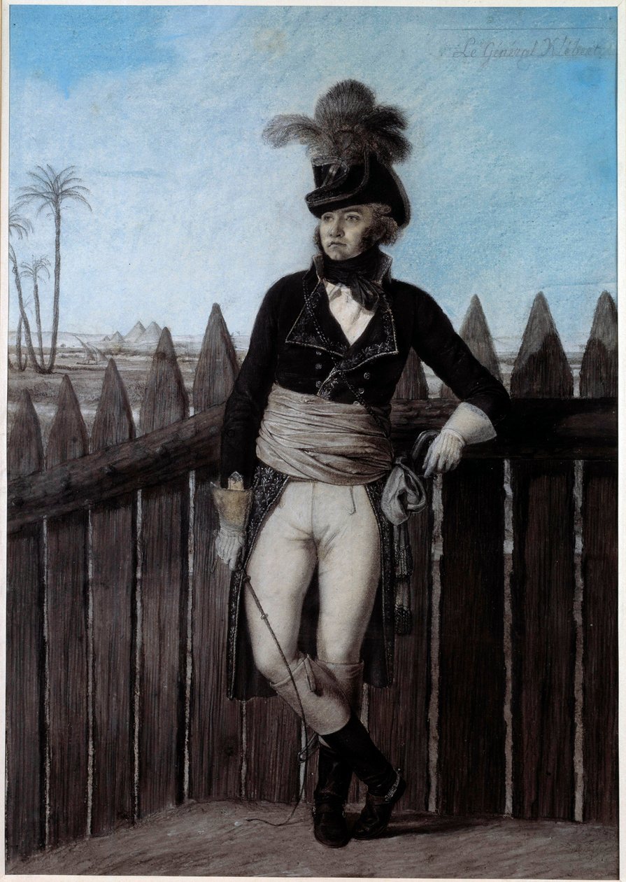 Portrét Jeana Baptista Klebera (1753-1800) v Egyptě v letech 1798-1799, vrchního generála Armee d