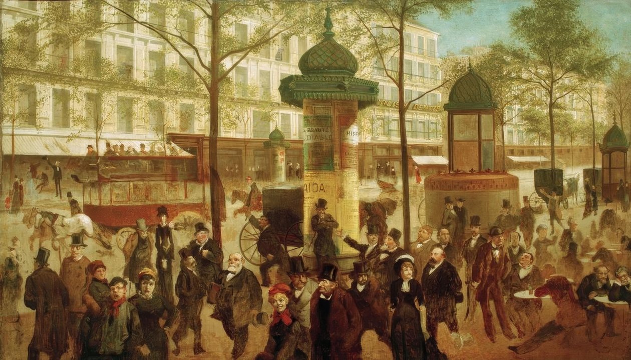 A. Gill, Le Boulevard Montmartre od Andre Gill