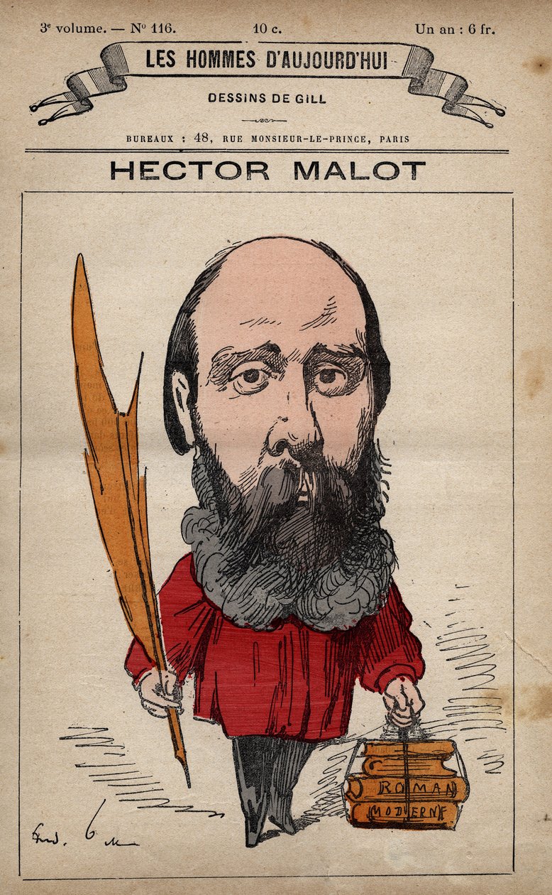 Karikatura Hectora Malota (1830-1907) z 