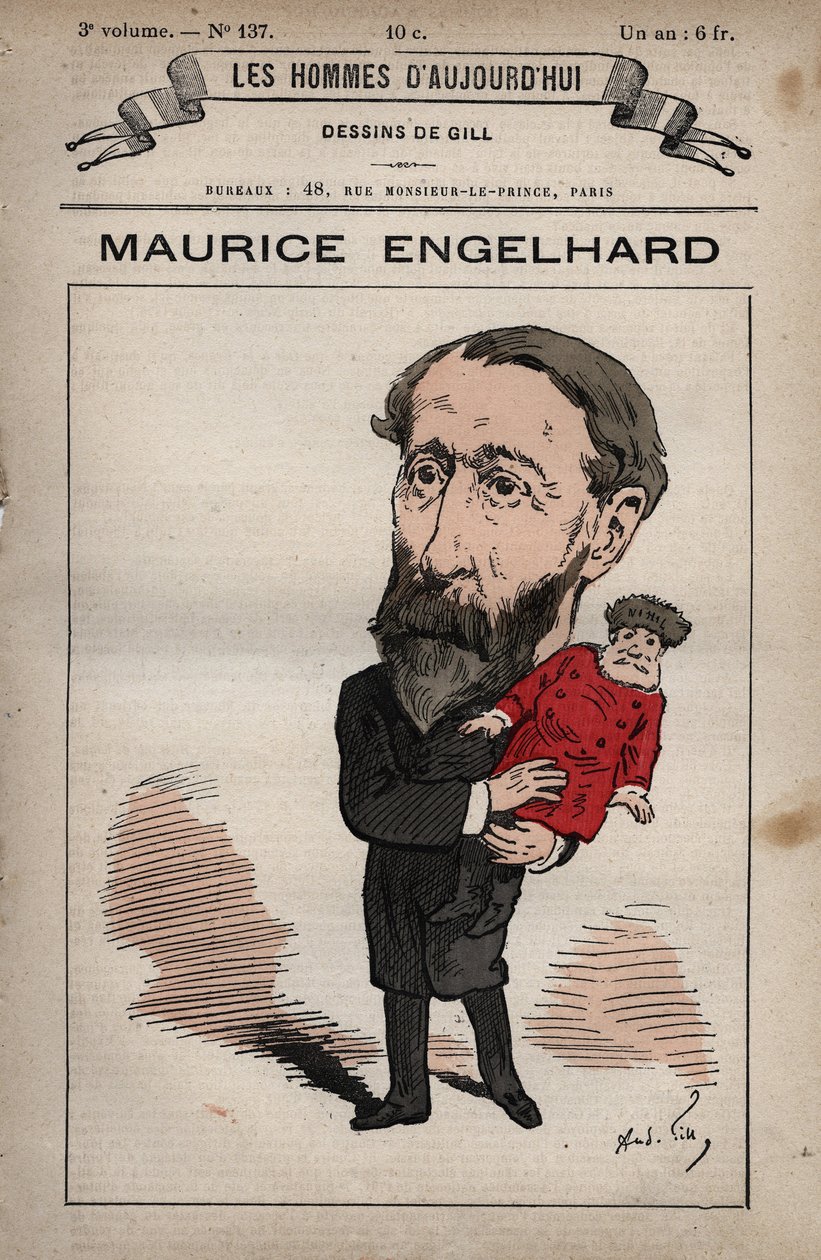 Karikatura Maurice Engelhardta 1819-1891 z 