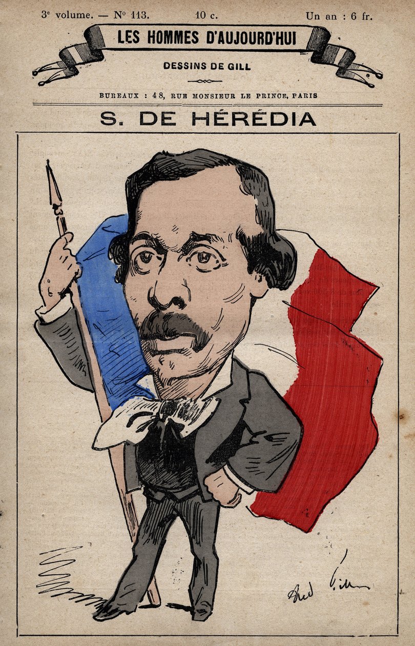 Cartoon of Severiano od Heredie (1836-1901) z 