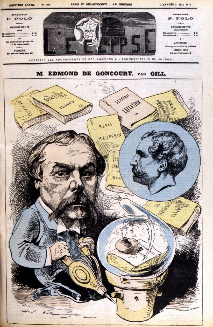Edmond de Goncourt – od Gilla, v „“L