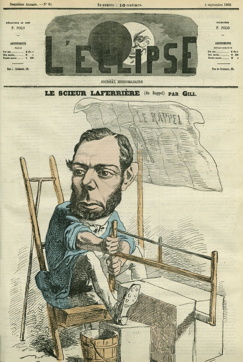 Edouard Lafferiere (1841-1901), francouzský soudce a politik. Obálka “”L