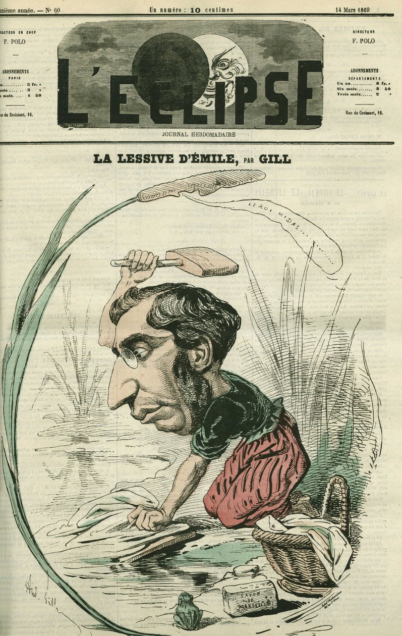 Emile Ollivier (1825-1913), francouzský politik. Obálka „“L