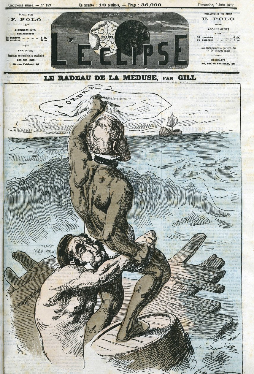 Eugene Rouher (1814-1884) a Clement Duvernois (1836-1879), francouzští politici. Obálka “”L