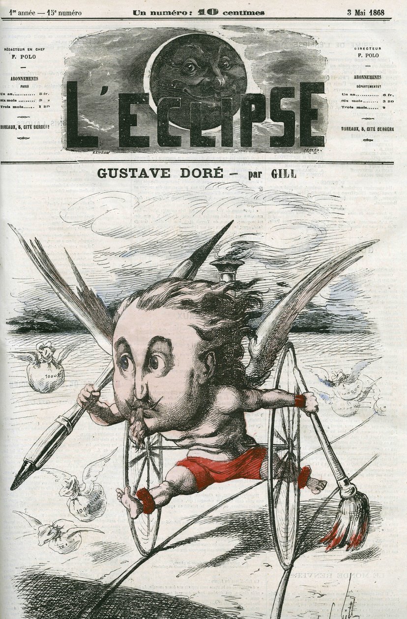 Gustave Dore (1832-1883), francouzský malíř, ilustrátor a karikaturista. Obálka „“L