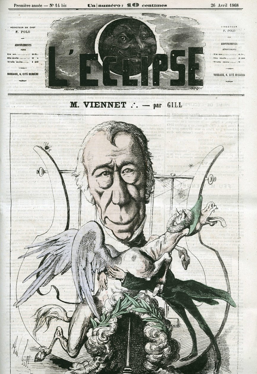 Jean-Pons-Guillaume Viennet (1777-1868), francouzský básník, dramatik a politik. Obálka „“L